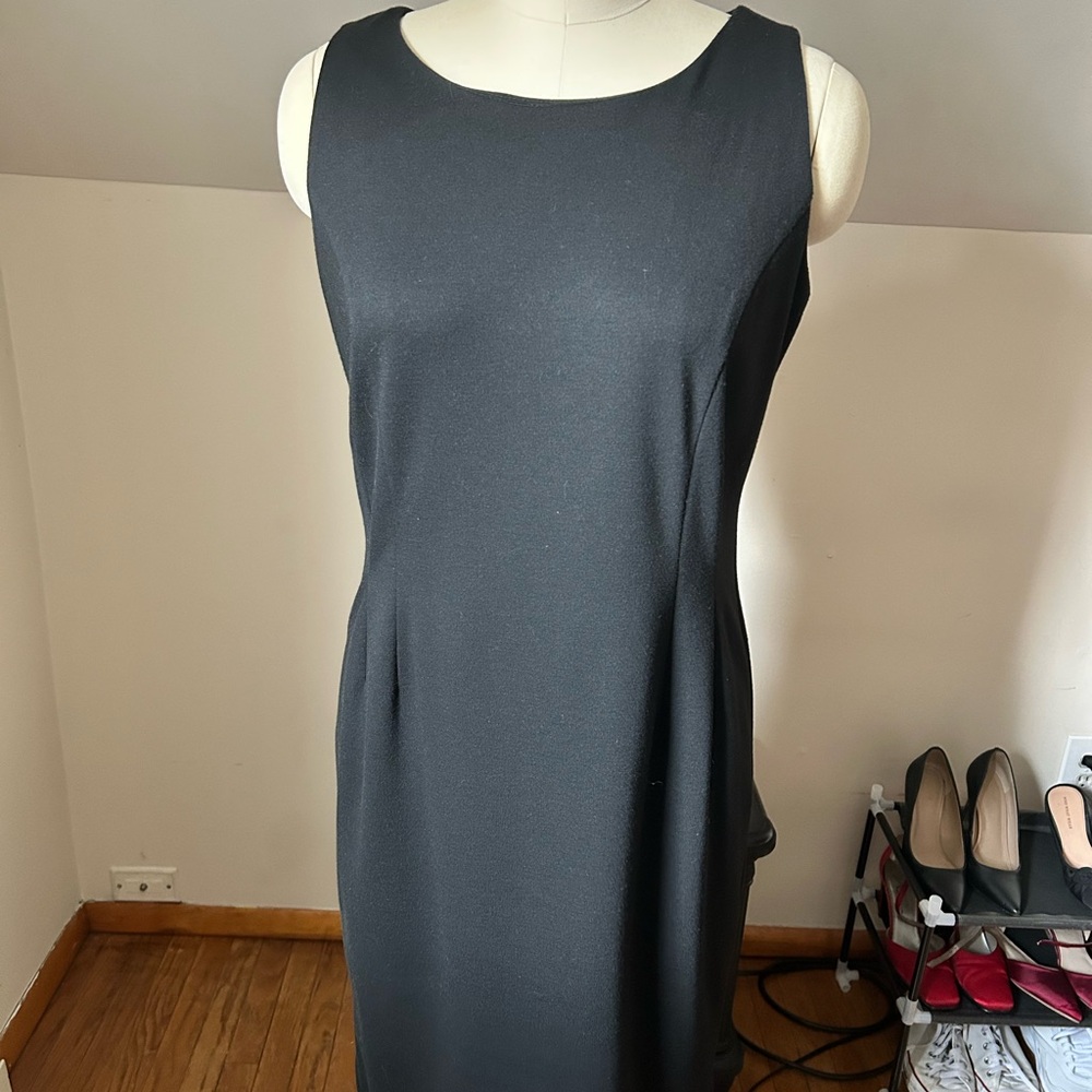 Elegant Black Sleeveless Dress